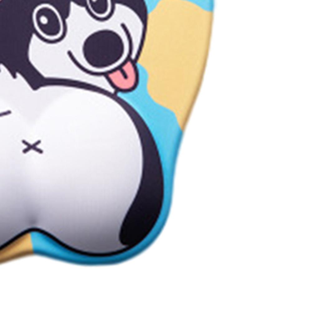 Anime Mouse Pad Dog Mousepad Relieve Wrist Pain Non-Slip Husky