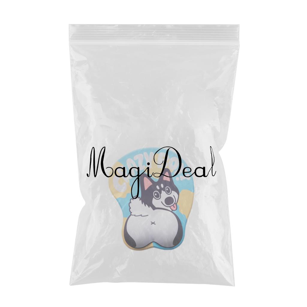 Anime Mouse Pad Dog Mousepad Relieve Wrist Pain Non-Slip Husky