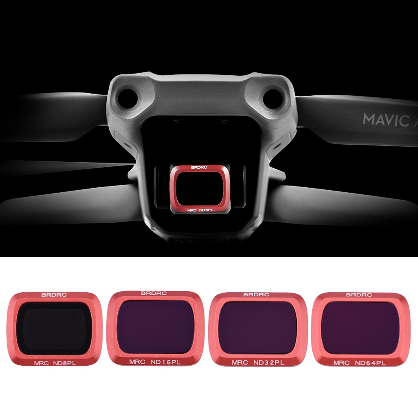 Lens ND Filter Set for DJI MAVIC AIR 2 Multi Coated Pro Camera Filter Set ND8-PL