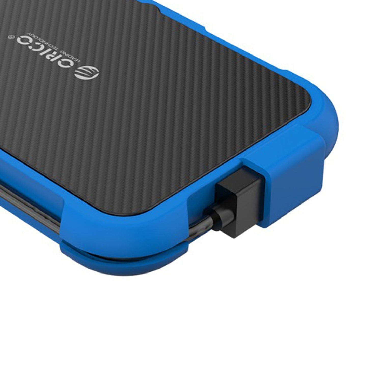 2.5 USB Hard Drive HDD Enclosure Adapter Case Data Storage Blue "