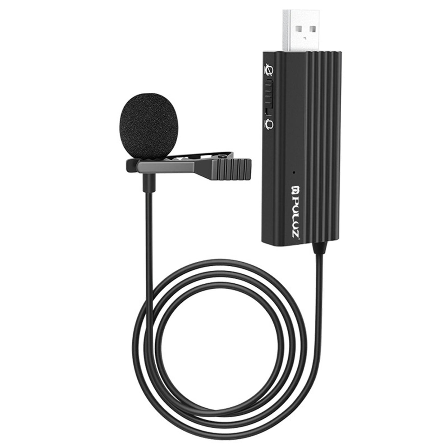 USB Lavalier Microphone for Laptop PC Podcast for Video Interviews Gaming
