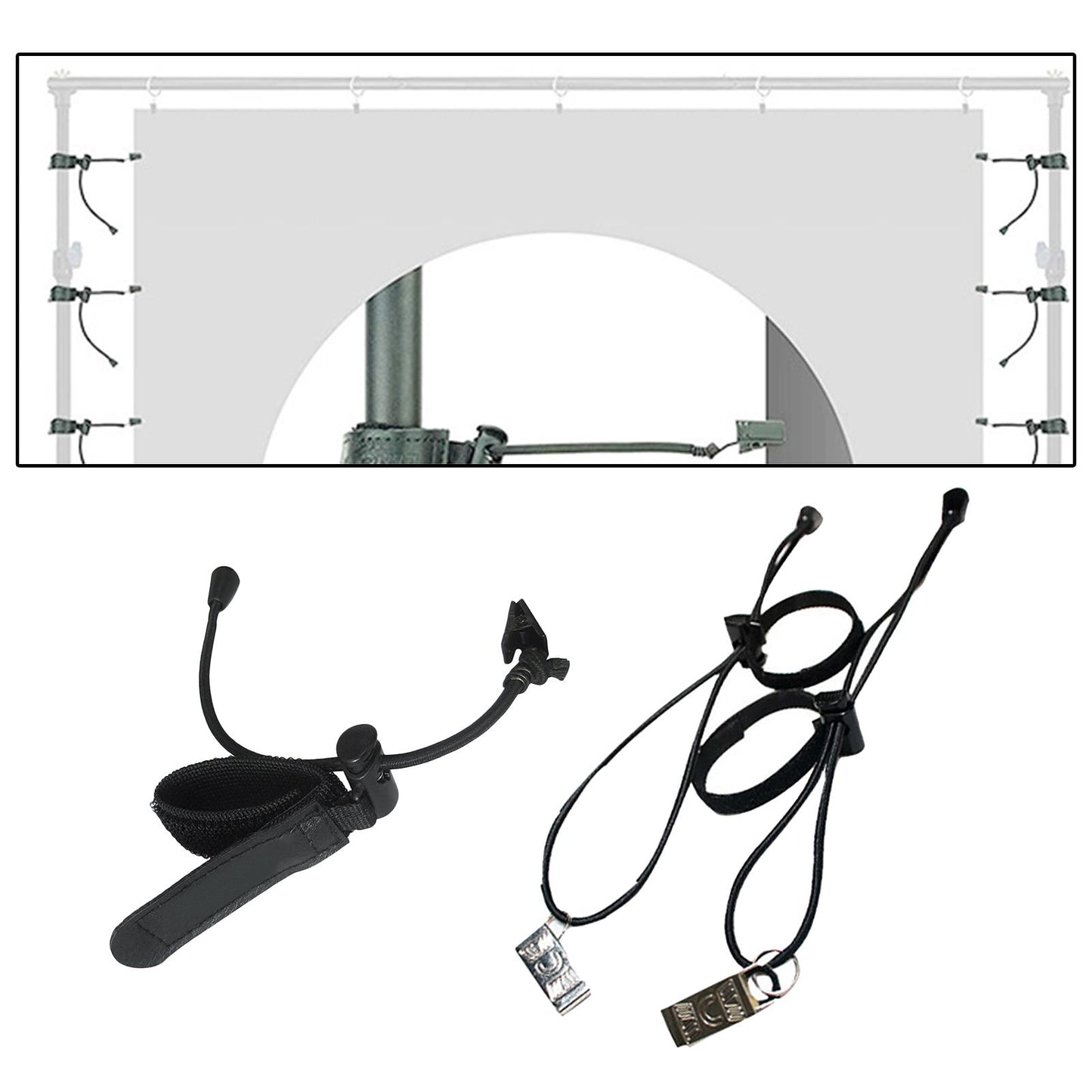 Background Backdrop Clips Holder for Photography Adjustable  Style 1