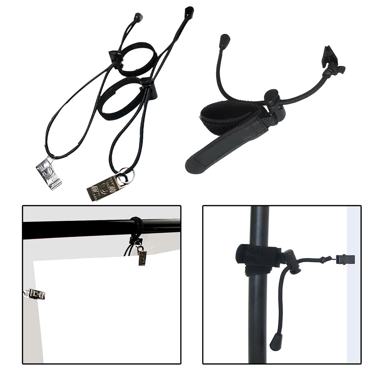 Background Backdrop Clips Holder for Photography Adjustable  Style 1