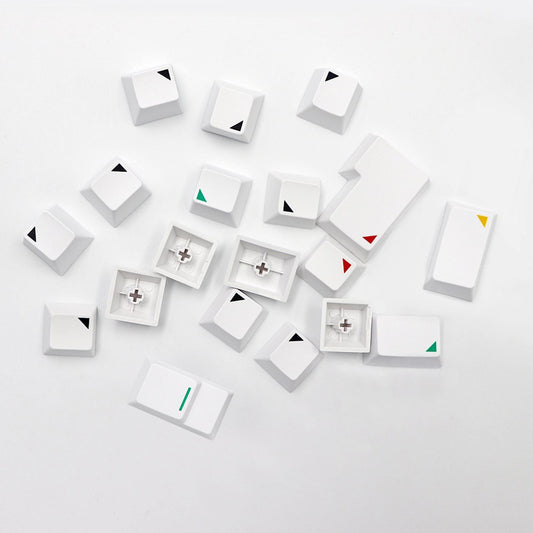 135 Keys Minimalist Theme Keycaps DIY Parts for Cherry 61 64 98 104 108 keys
