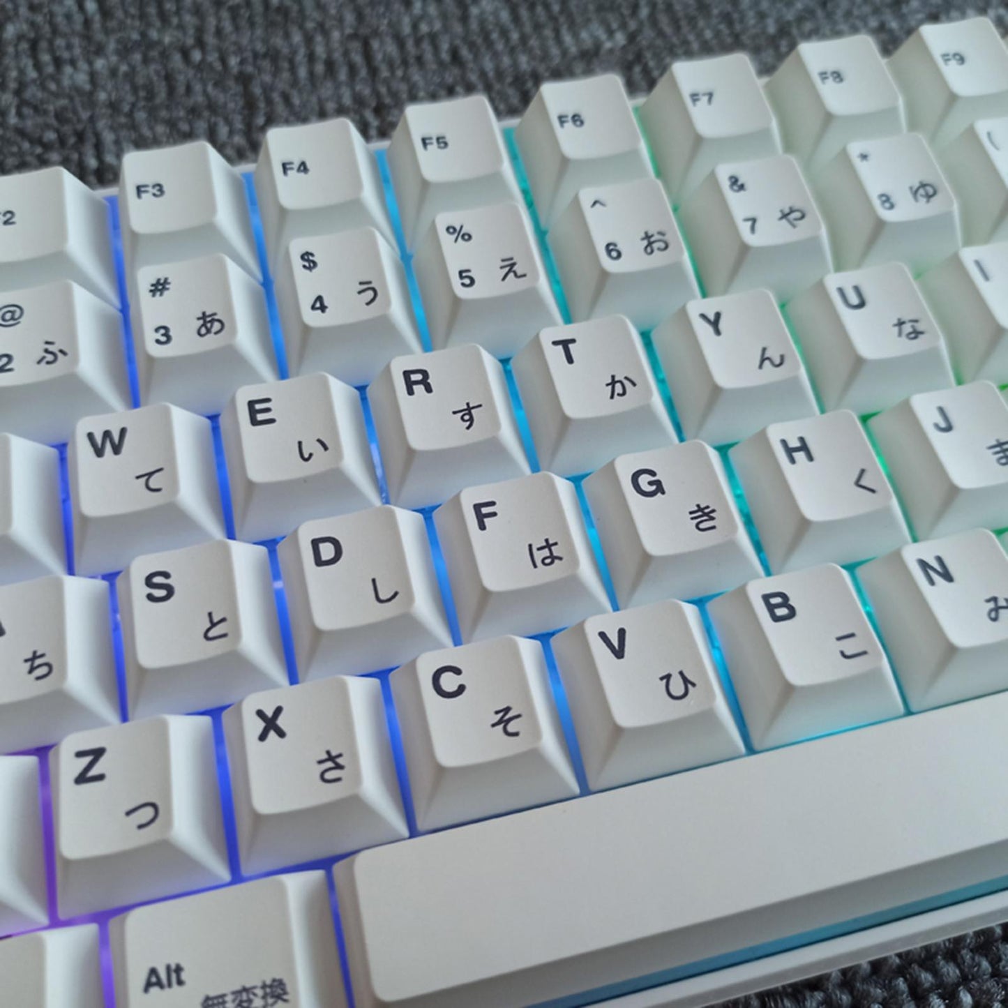 135-Key Minimalist Theme Keycaps DIY Parts for Cherry 61 64 68 72 87 98 keys