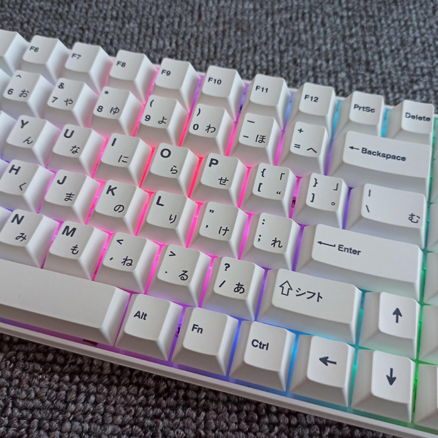135-Key Minimalist Theme Keycaps DIY Parts for Cherry 61 64 68 72 87 98 keys