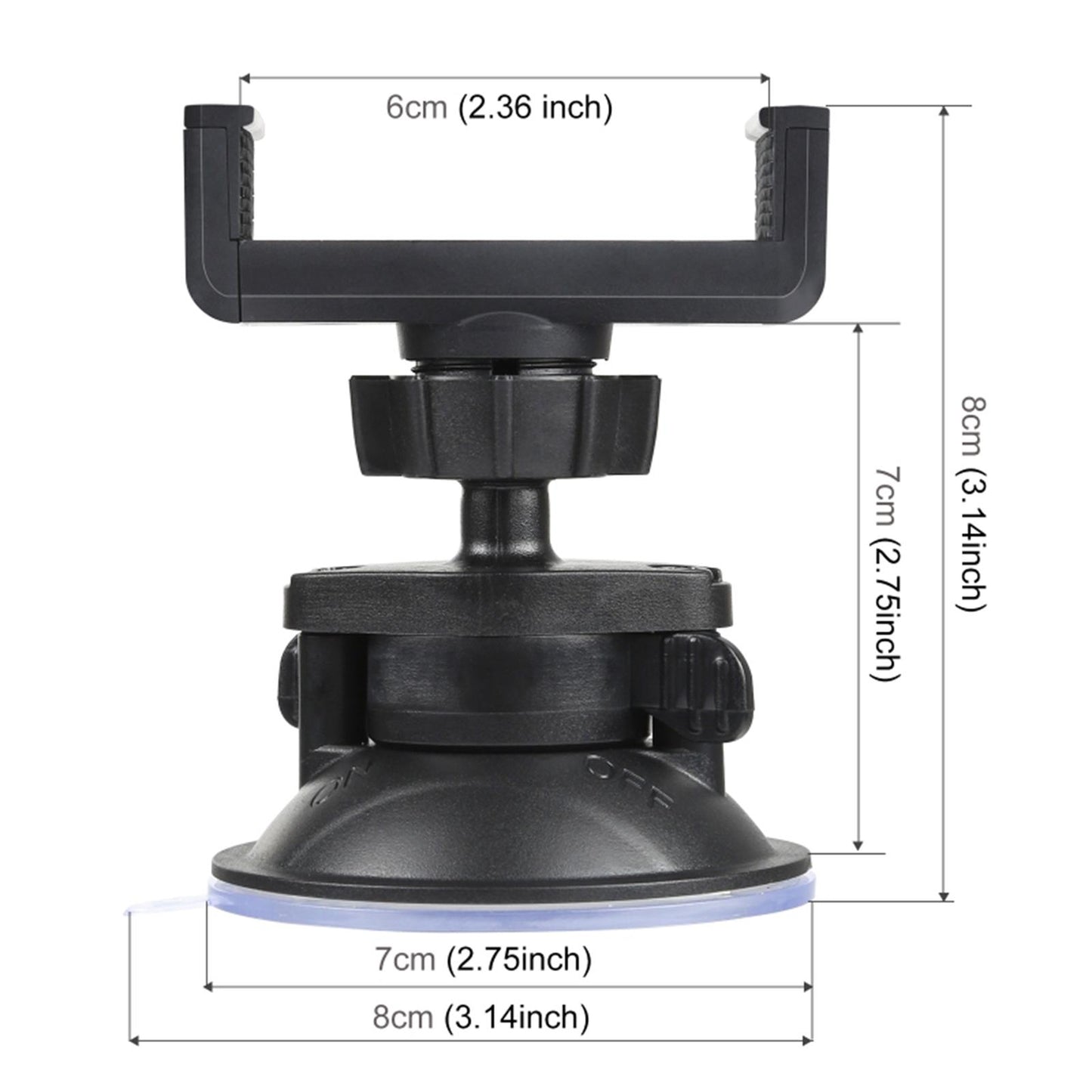 360 Degree Car Mobile Phone Holder Windshield Mount Bracket Desktop Stand