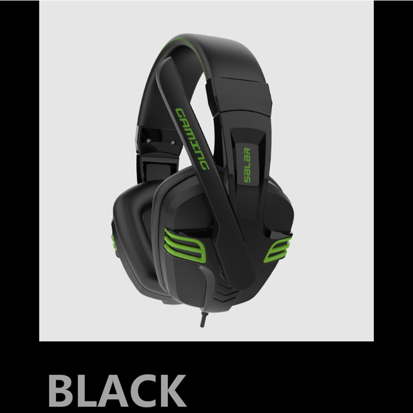 3.5mm Stereo Gaming Headset Wired Headphone with Mic Noise Cancelling White