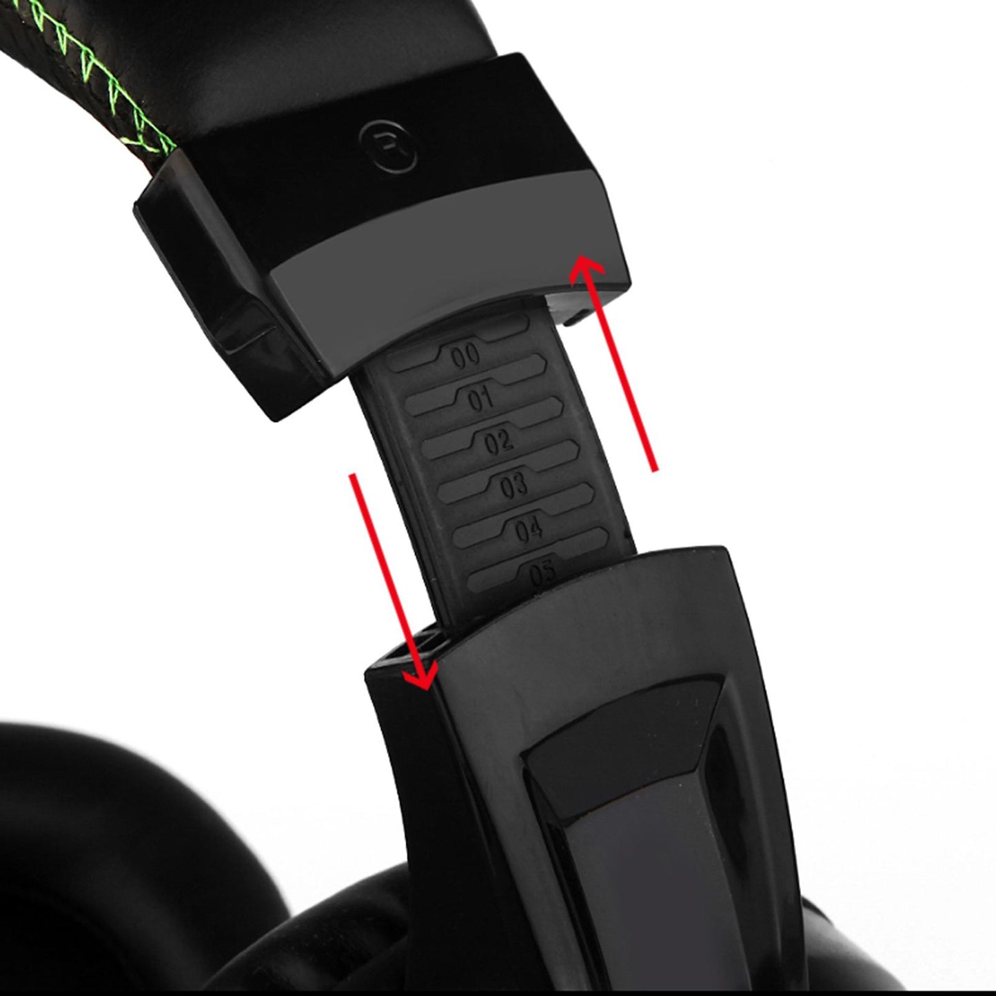 3.5mm Stereo Gaming Headset Wired Headphone with Mic Noise Cancelling Black