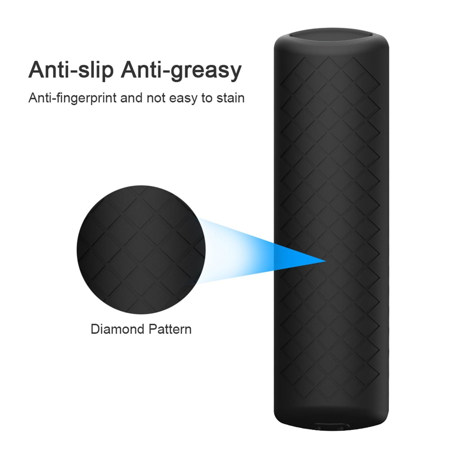 Remote Control Sleeve Cover Shell for ALEXA Voice Remote 3rd Gen   black