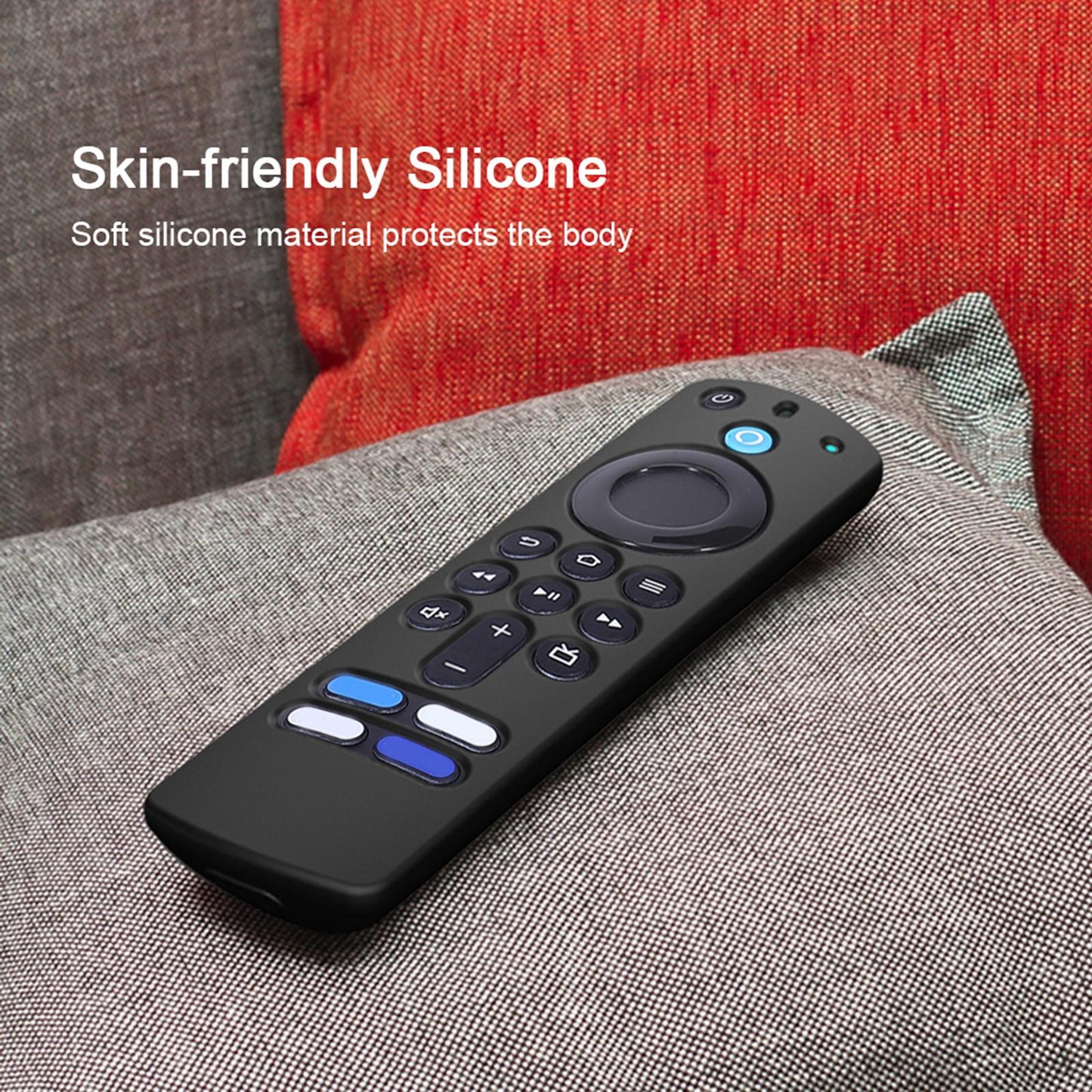 Remote Control Sleeve Cover Shell for ALEXA Voice Remote 3rd Gen   black