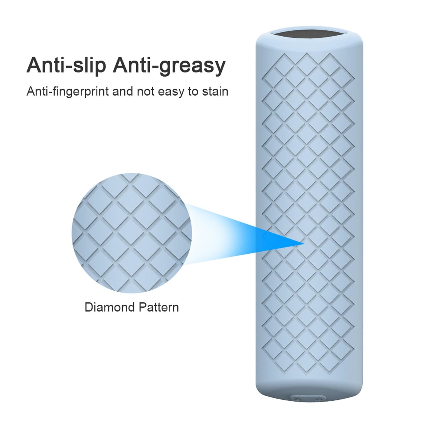 Remote Control Sleeve Cover Shell for ALEXA Voice Remote 3rd Gen   blue