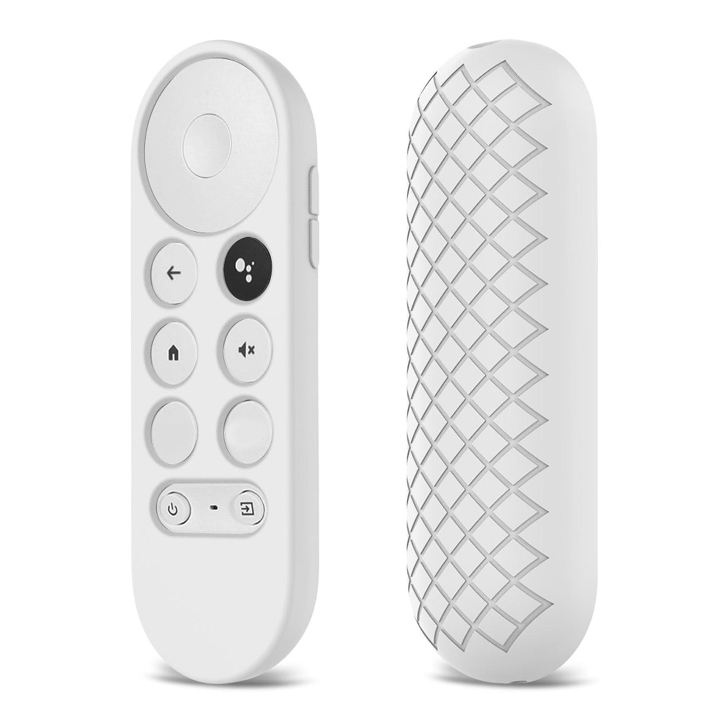Silicone Protective Case Remote Cover for Google 2020 Voice Remote White