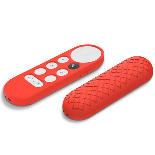 Silicone Protective Case Remote Cover for Google 2020 Voice Remote Red