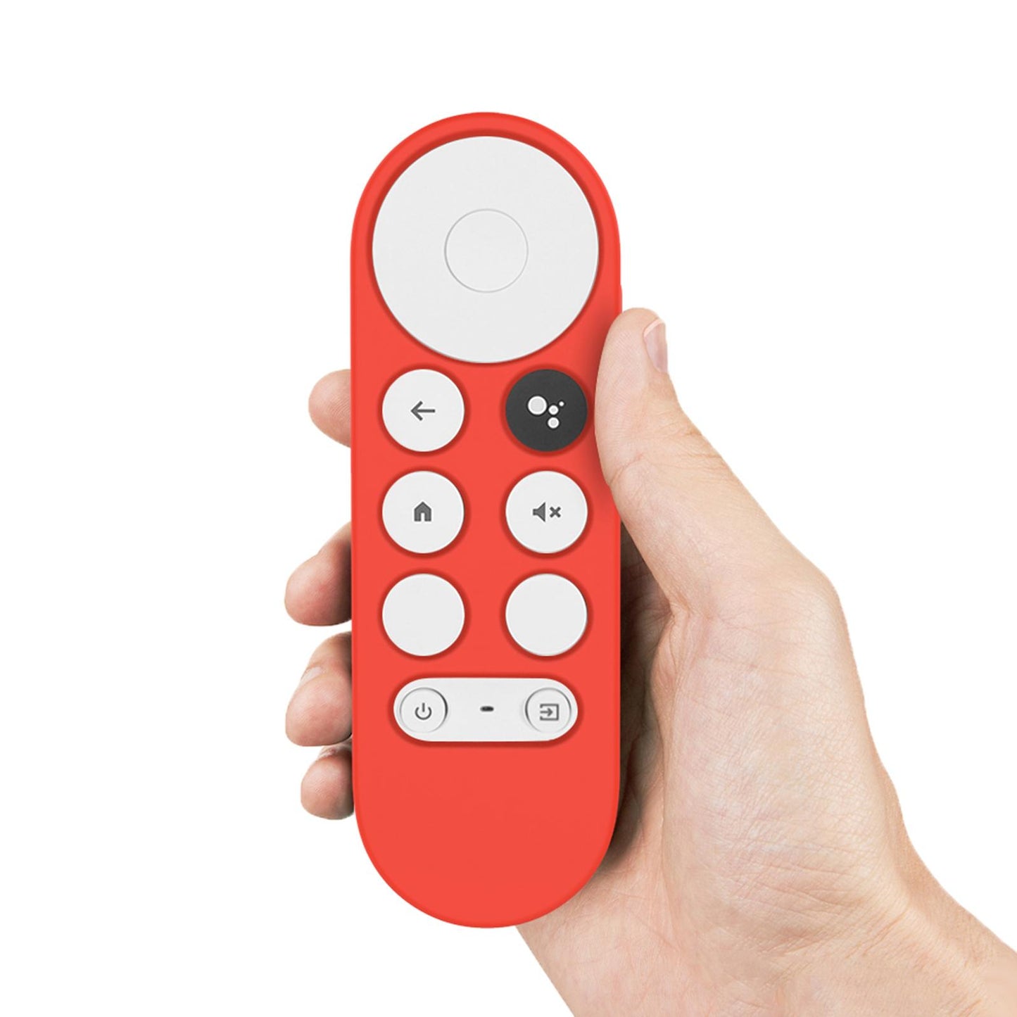 Silicone Protective Case Remote Cover for Google 2020 Voice Remote Red
