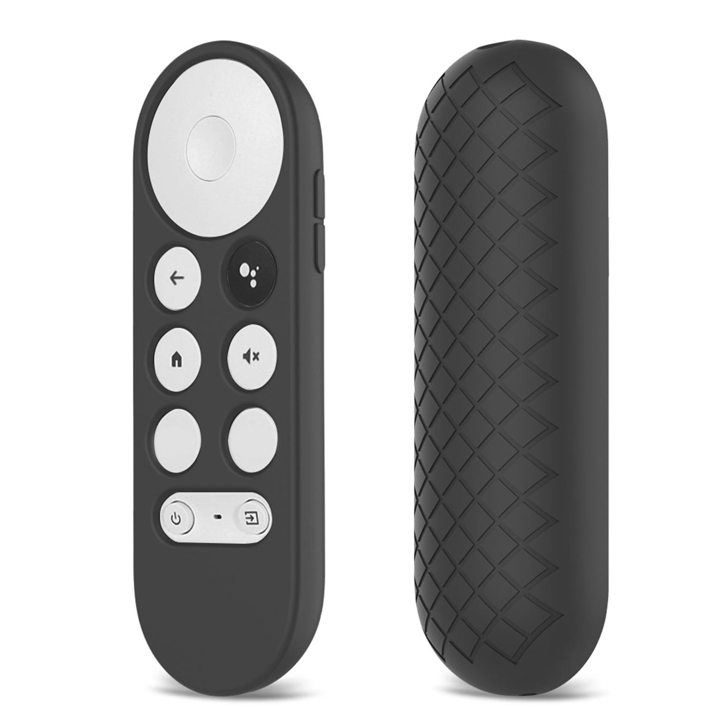 Silicone Protective Case Remote Cover for Google 2020 Voice Remote Black