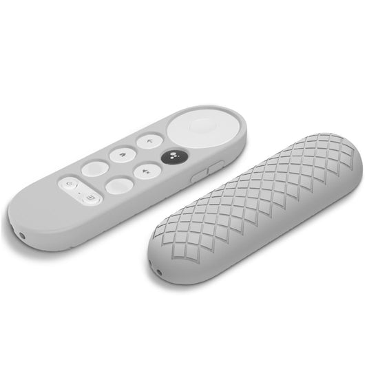 Silicone Protective Case Remote Cover for Google 2020 Voice Remote Grey