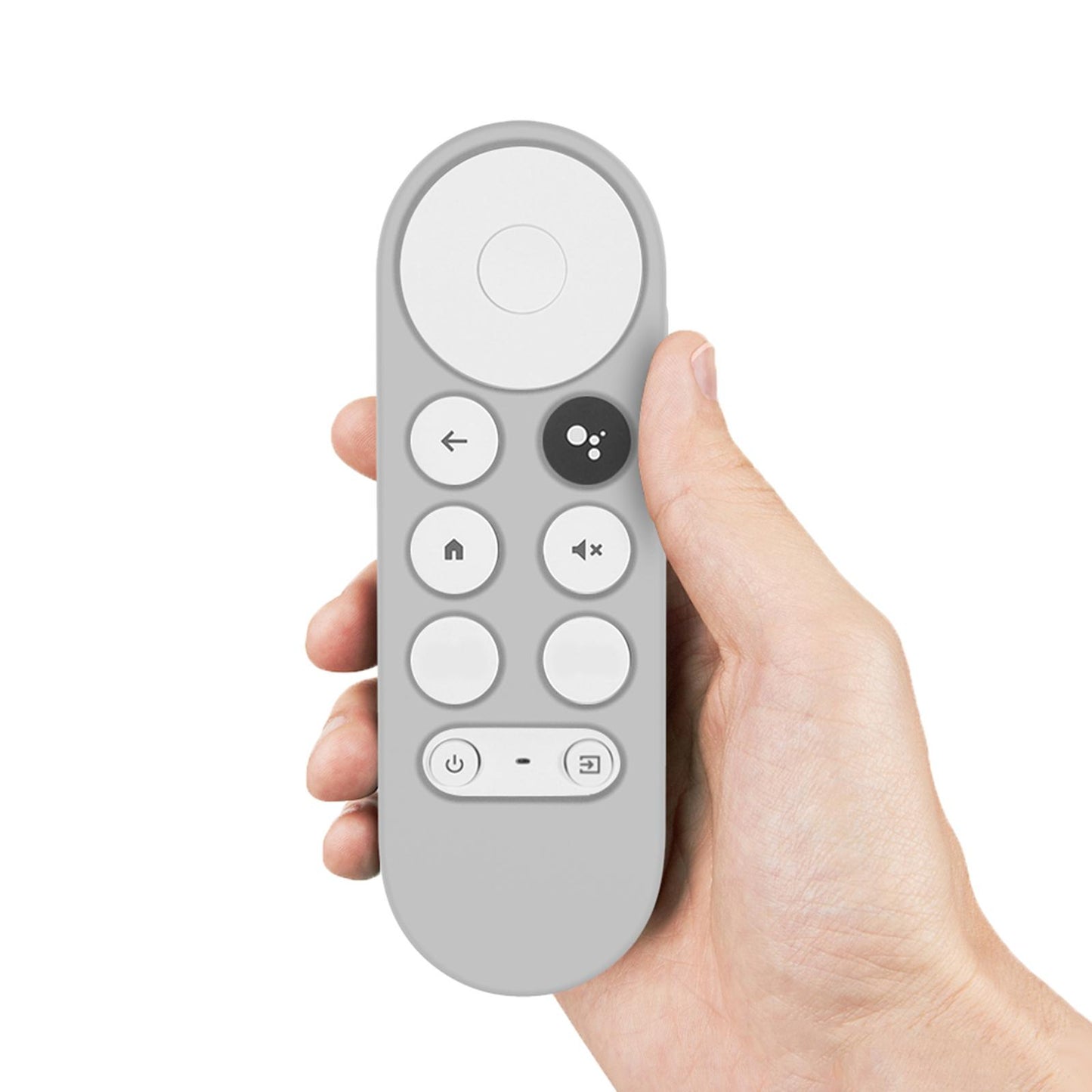 Silicone Protective Case Remote Cover for Google 2020 Voice Remote Grey