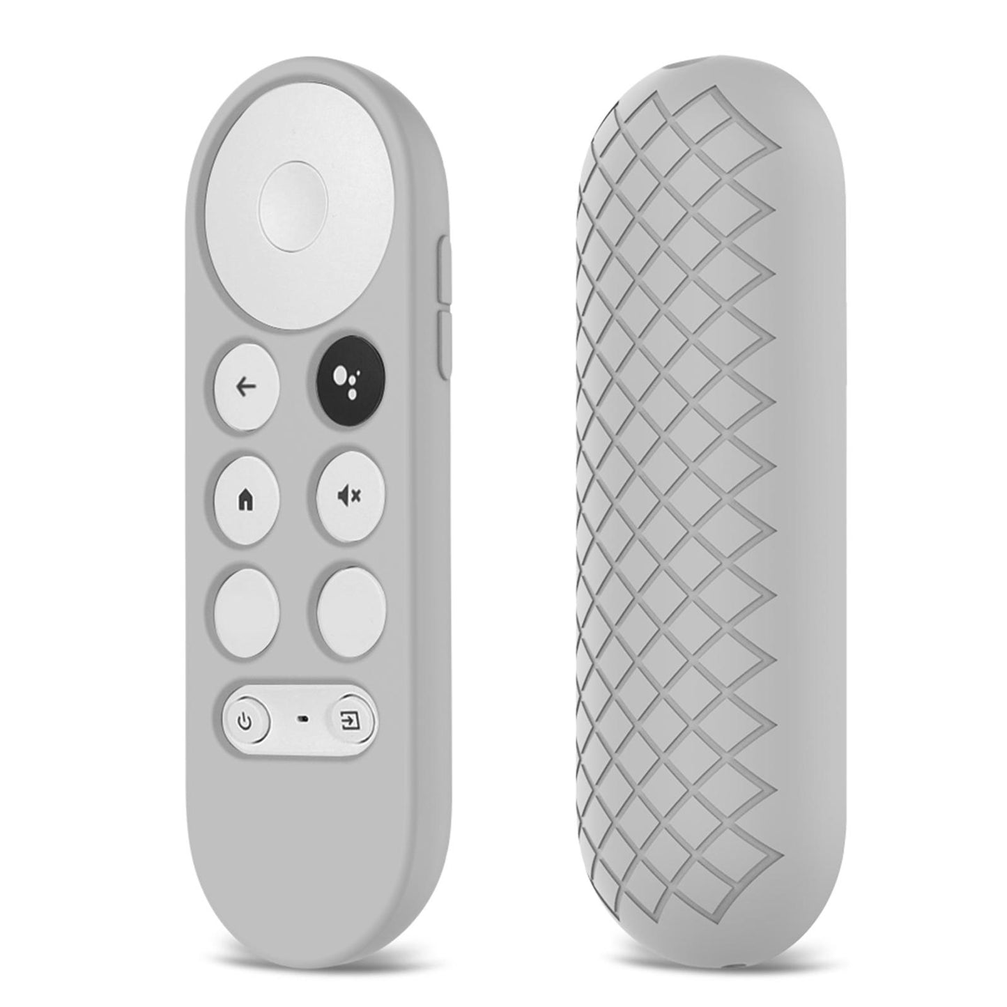 Silicone Protective Case Remote Cover for Google 2020 Voice Remote Grey