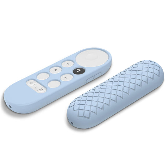 Silicone Protective Case Remote Cover for Google 2020 Voice Remote Blue