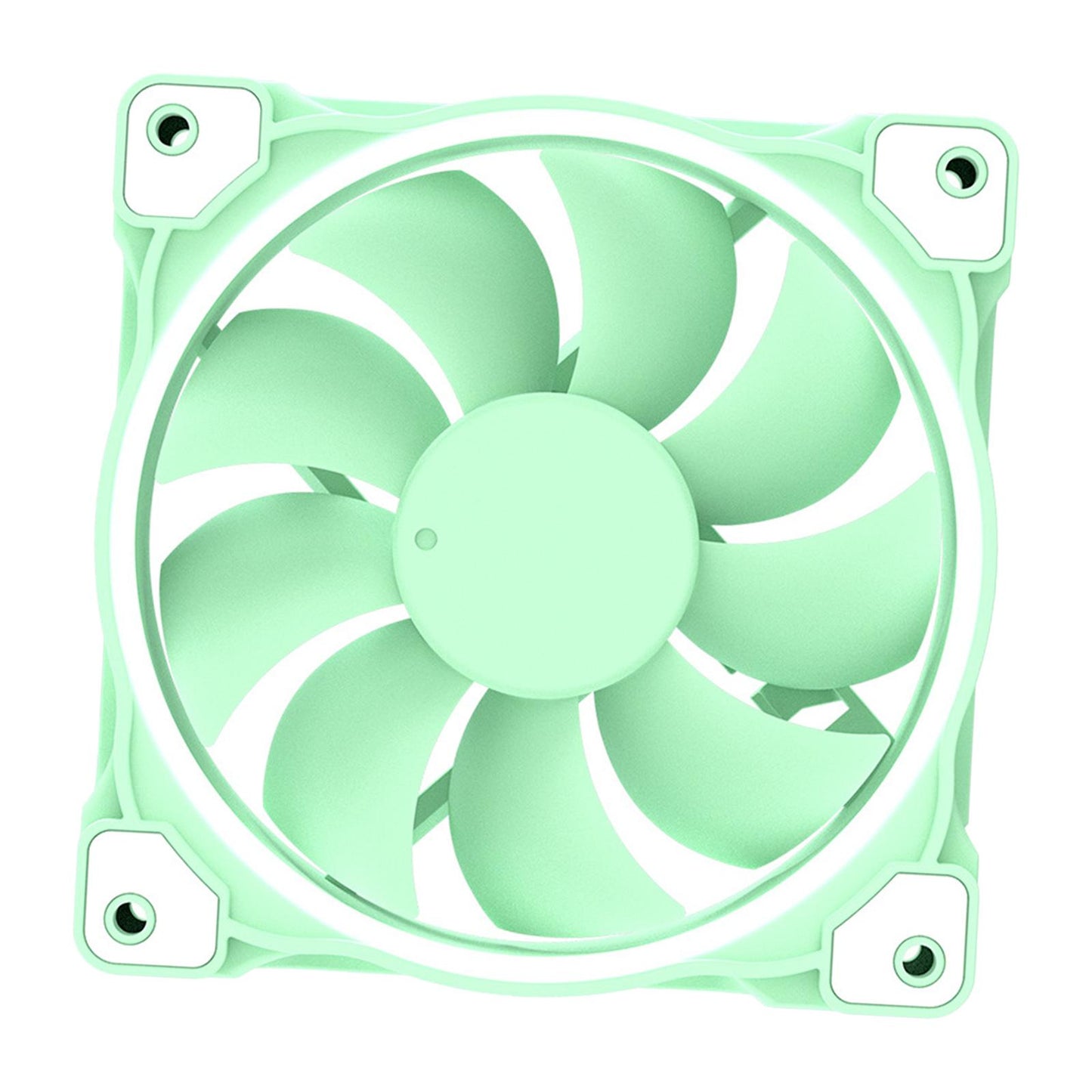 Case Fan PWM Case Fan 5V 3 PIN Motherboard Sync Computer Case Cooling Green