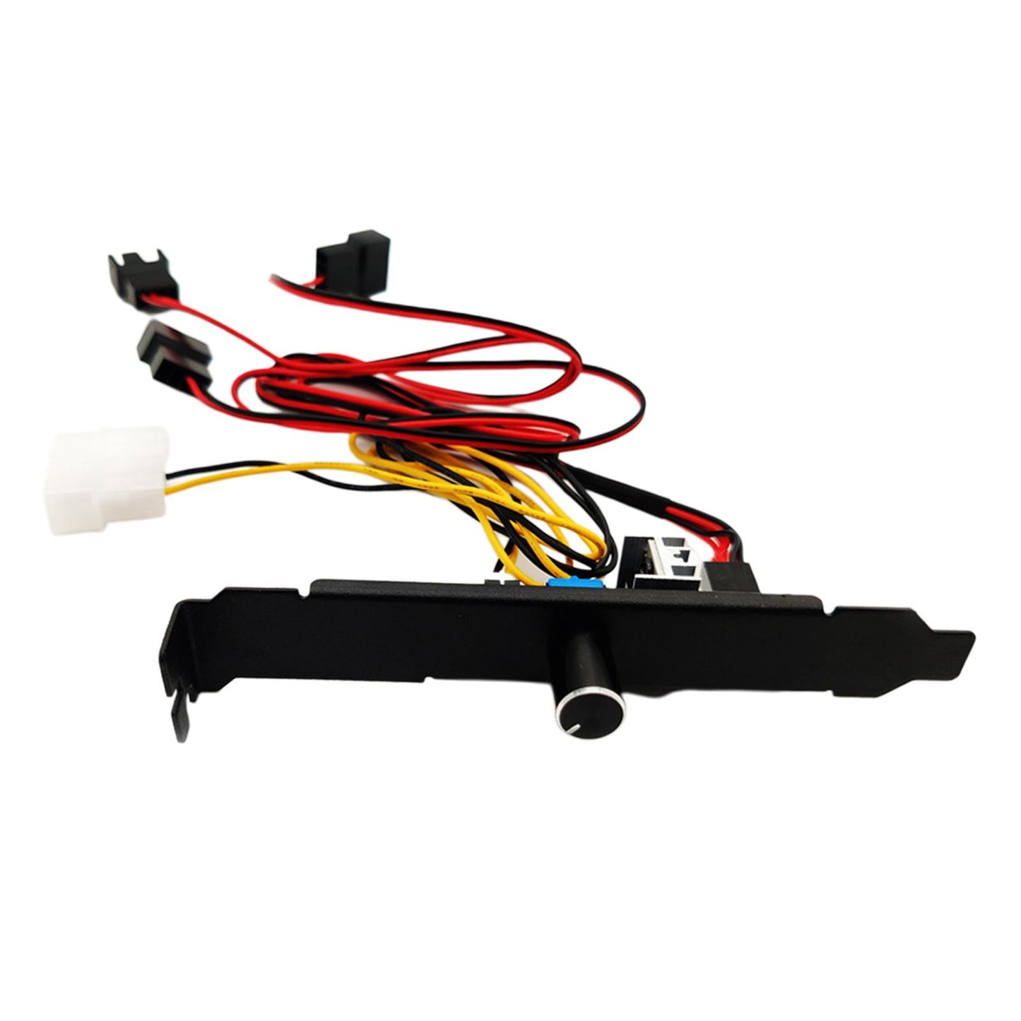 12V Computer PC Case Cooling Fan Hub Regulator 4Pin 3Pin Speed Controller 1