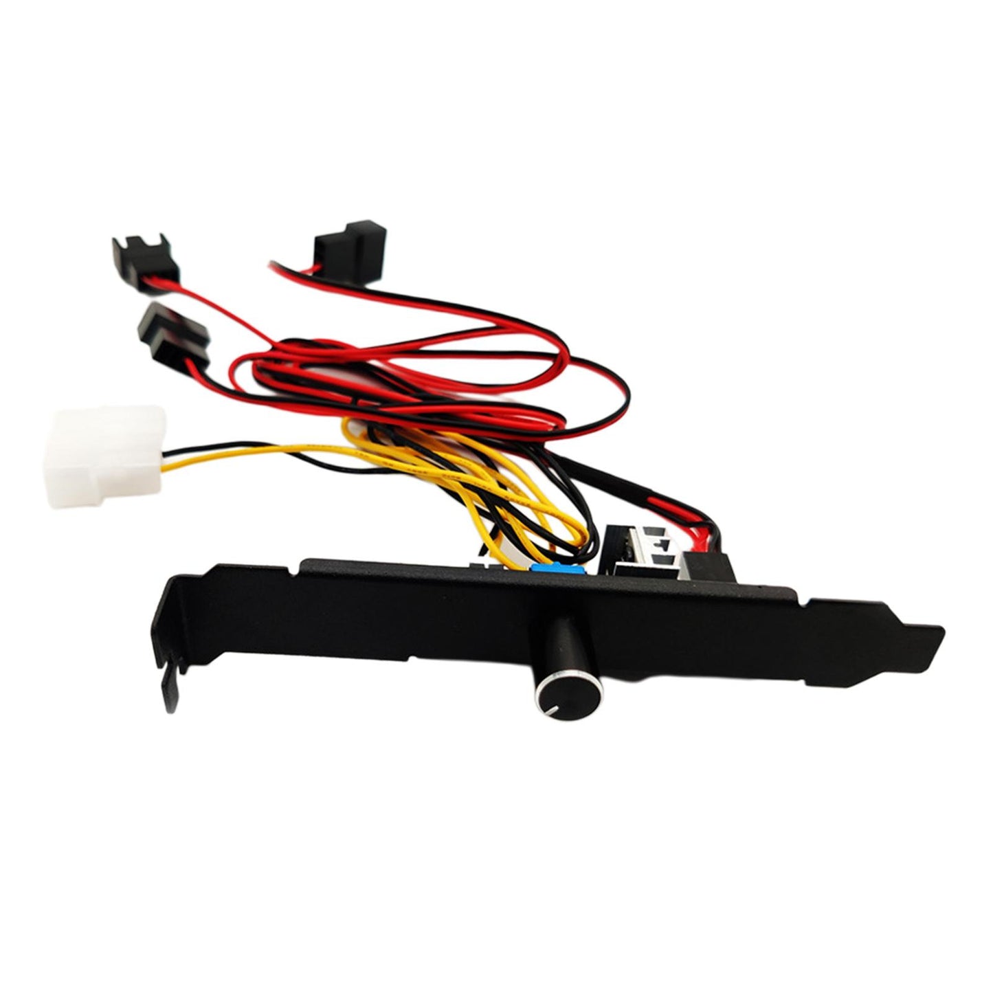 12V Computer PC Case Cooling Fan Hub Regulator 4Pin 3Pin Speed Controller 1
