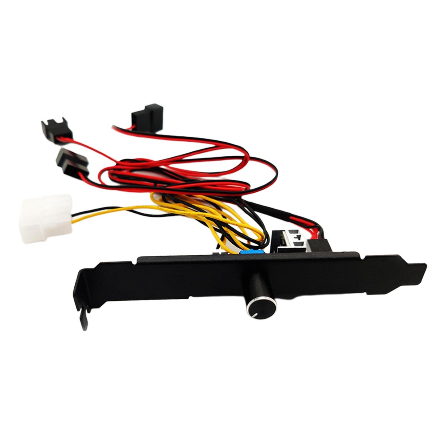 12V Computer PC Case Cooling Fan Hub Regulator 4Pin 3Pin Speed Controller 1