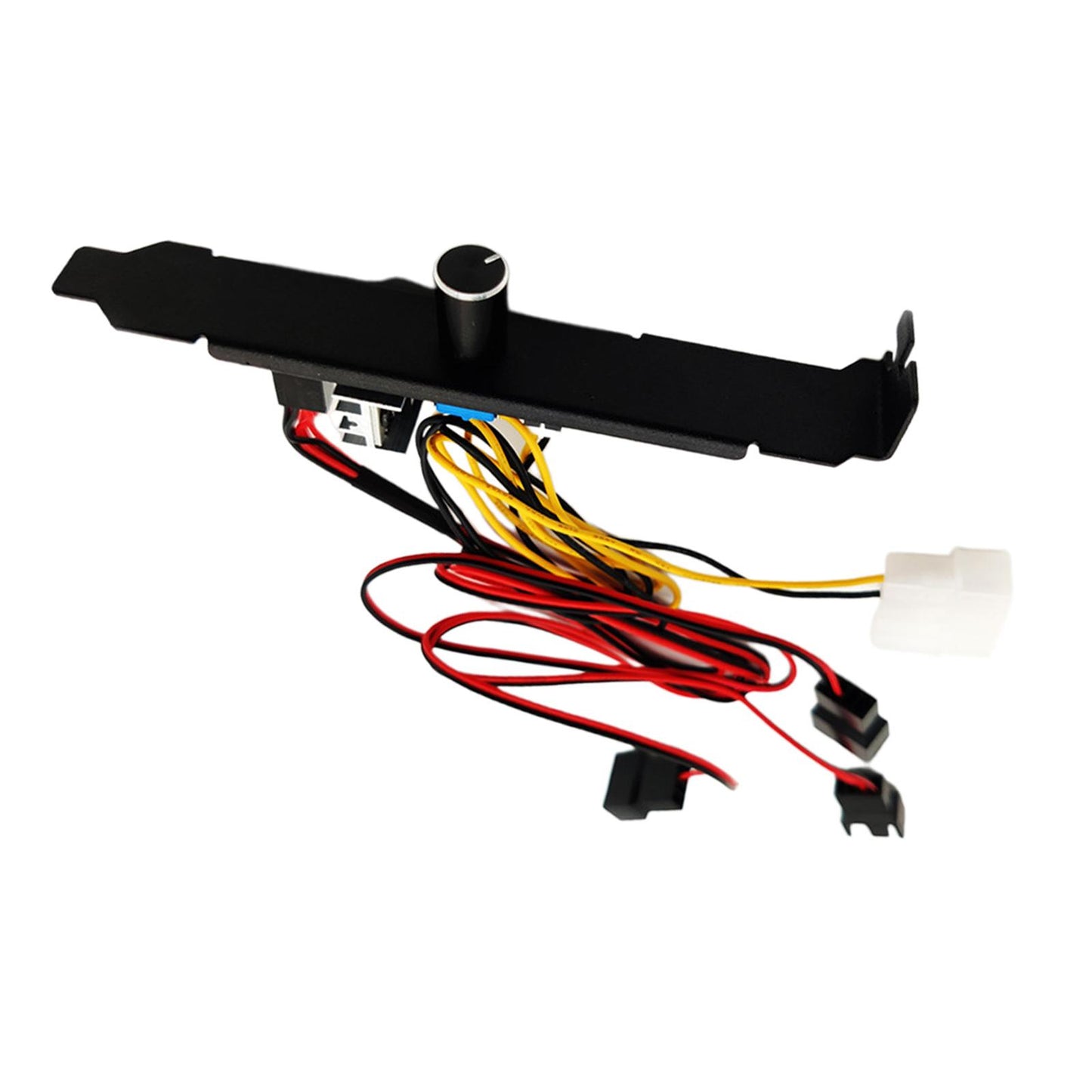 12V Computer PC Case Cooling Fan Hub Regulator 4Pin 3Pin Speed Controller 1