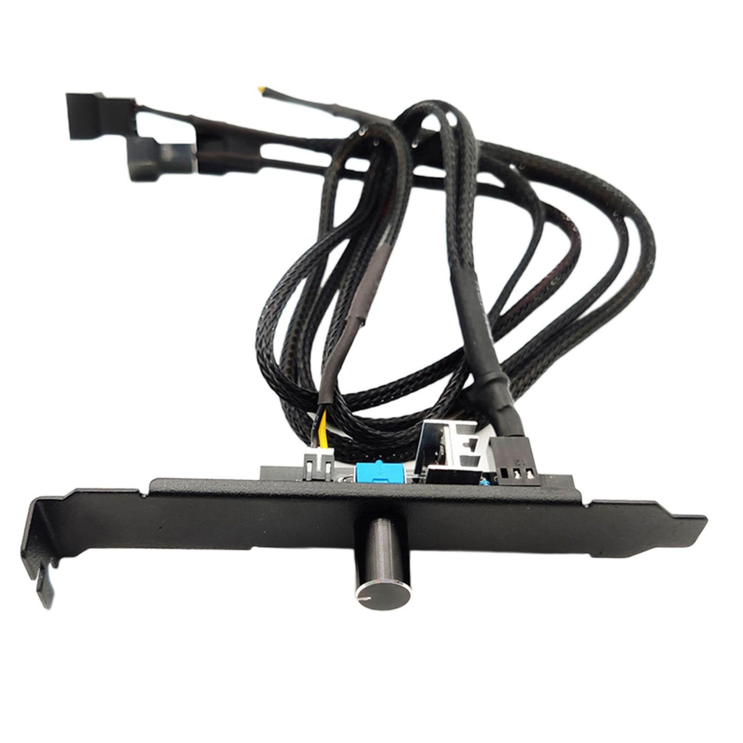 12V Computer PC Case Cooling Fan Hub Regulator 4Pin 3Pin Speed Controller 2