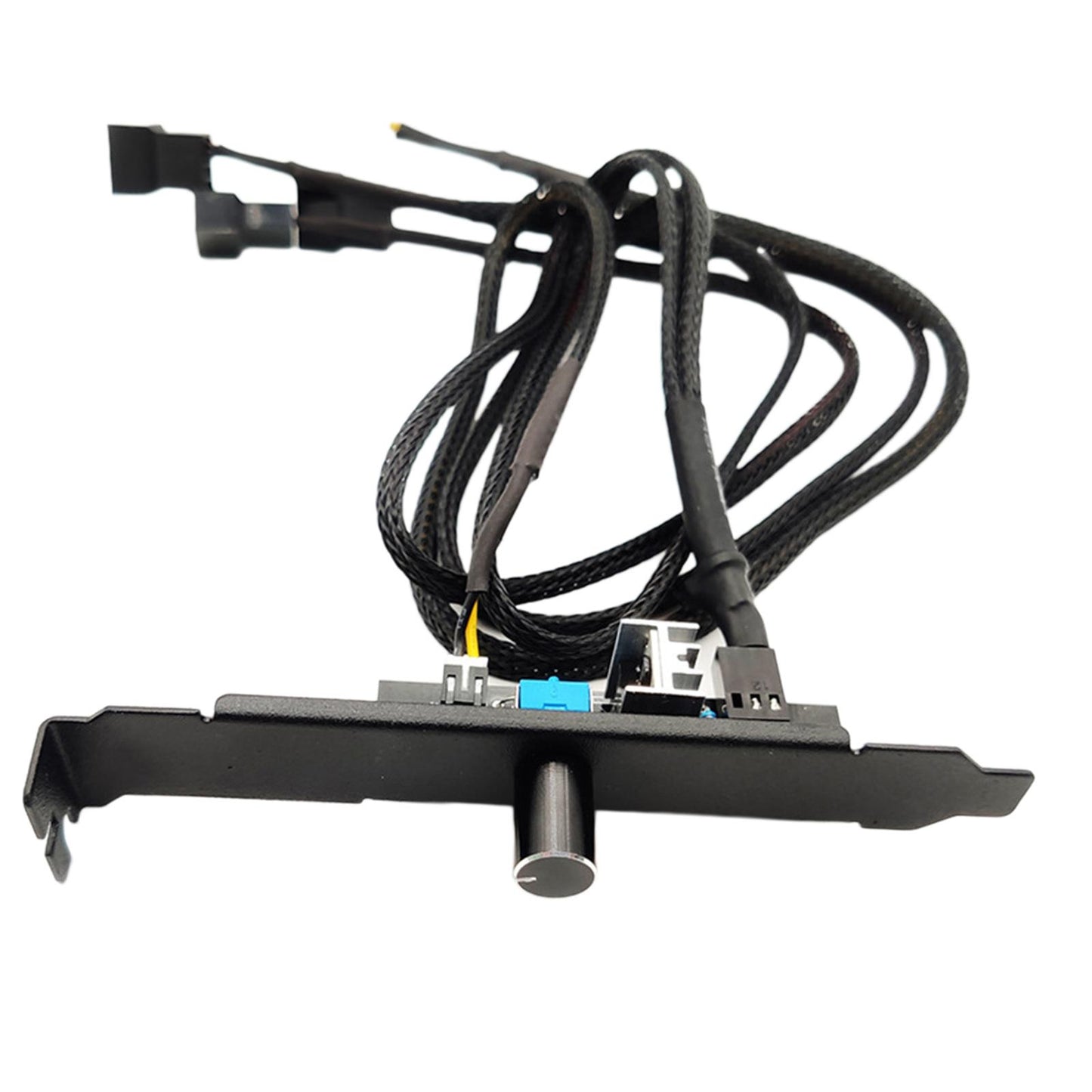 12V Computer PC Case Cooling Fan Hub Regulator 4Pin 3Pin Speed Controller 2