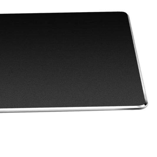 Metal Anti-Slip Mouse Pad Double Side for Gamer 11.8x9.45x0.06inches Black