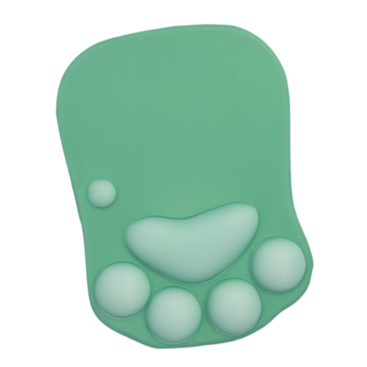 Mouse Pad Cat Paw with Wrist Support for Home Office Comfortable  green