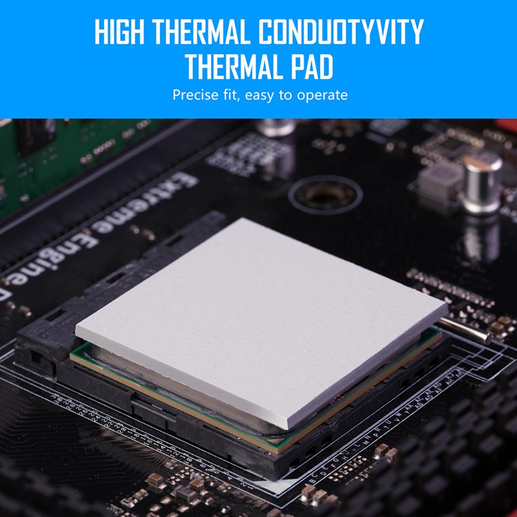 Silicone Thermal Pad Grease Pad for GPU/CPU Memory SSD Cooler  85x45x2.0mm