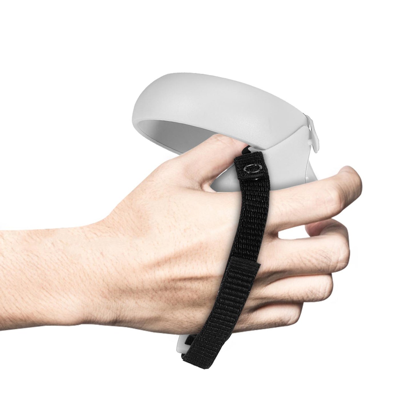 Silicone Handle Protective Cover Sleeve for Quest 2 VR Adjustable White