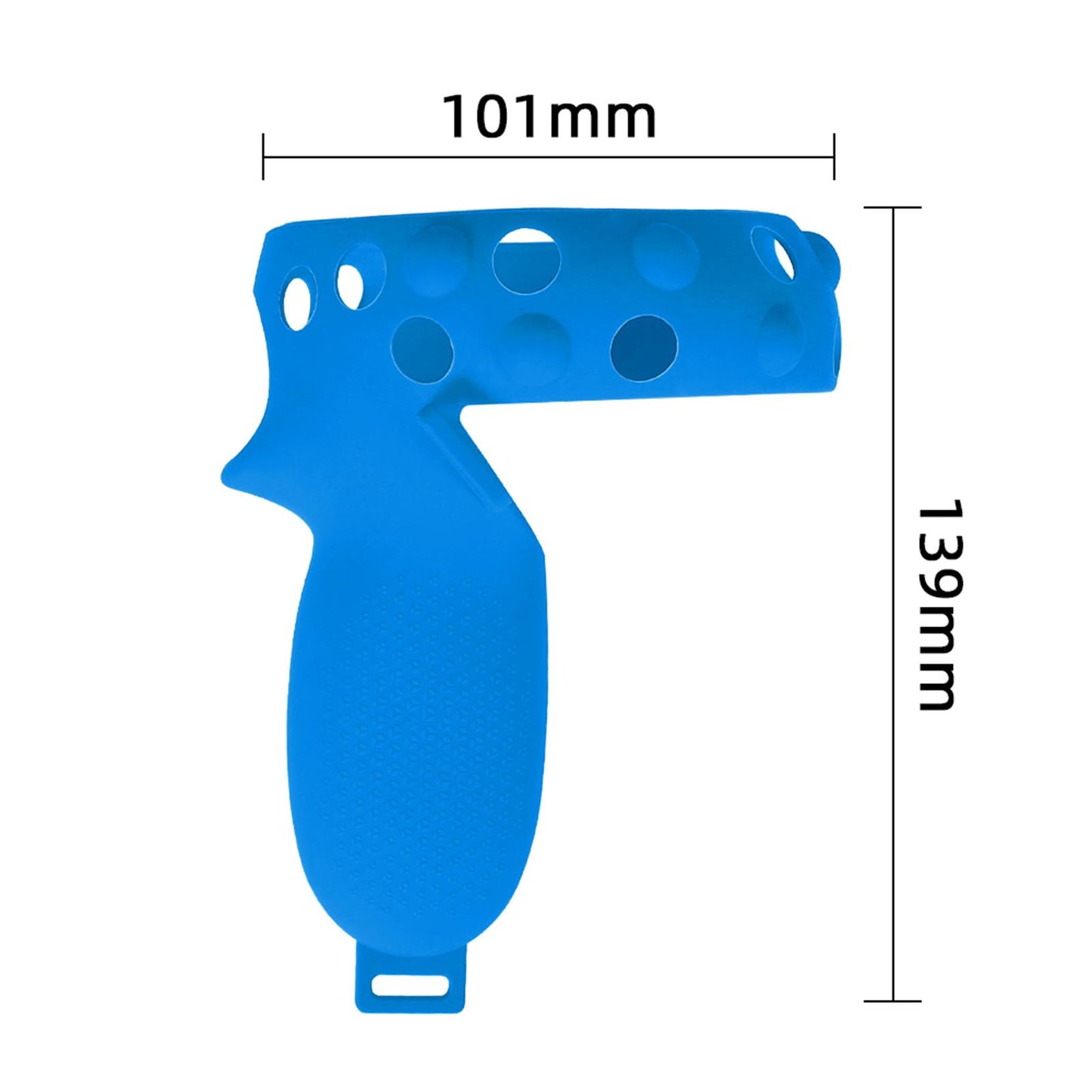 1 Pair Grip Cover Fit for Quest 2 Anti-Slip Handle Protective Sleeve Blue