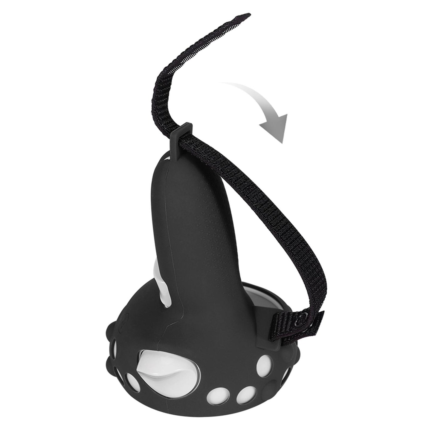 1 Pair Grip Cover Fit for Quest 2 Anti-Slip Handle Protective Sleeve Black