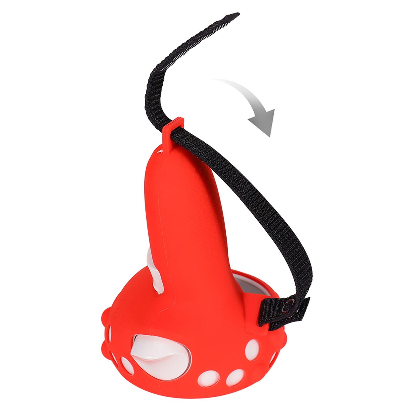 1 Pair Grip Cover Fit for Quest 2 Anti-Slip Handle Protective Sleeve Red