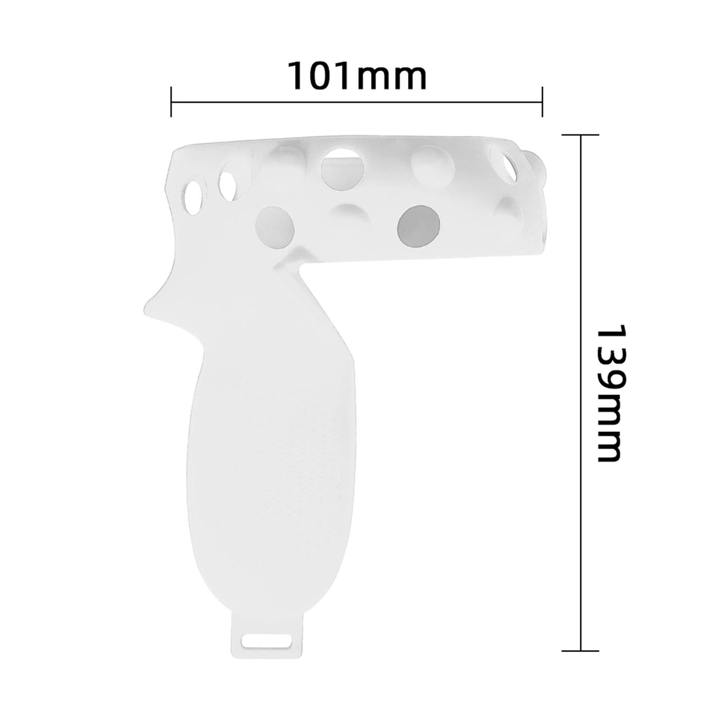 1 Pair Grip Cover Fit for Quest 2 Anti-Slip Handle Protective Sleeve Grey
