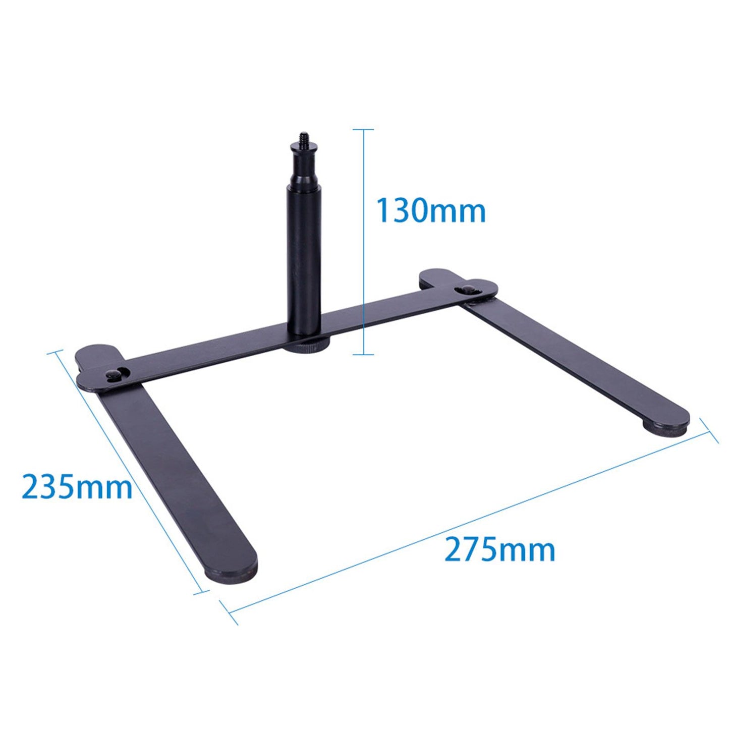 Foldable Metal Loop Light Stand Support for Video Shooting Recording Makeup