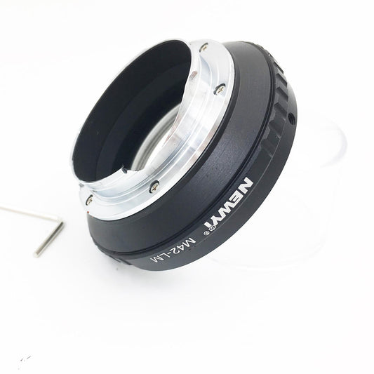 M42-LM Manual Lens Adapter Ring fit Techart LM-EA7 for Leica M Camera Black