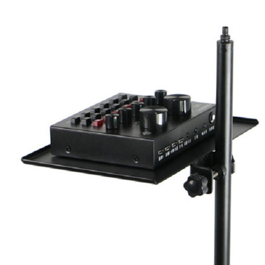 Sound Card Tray Music Sheet Microphone Stand Rack Phone Clip Holder  Small
