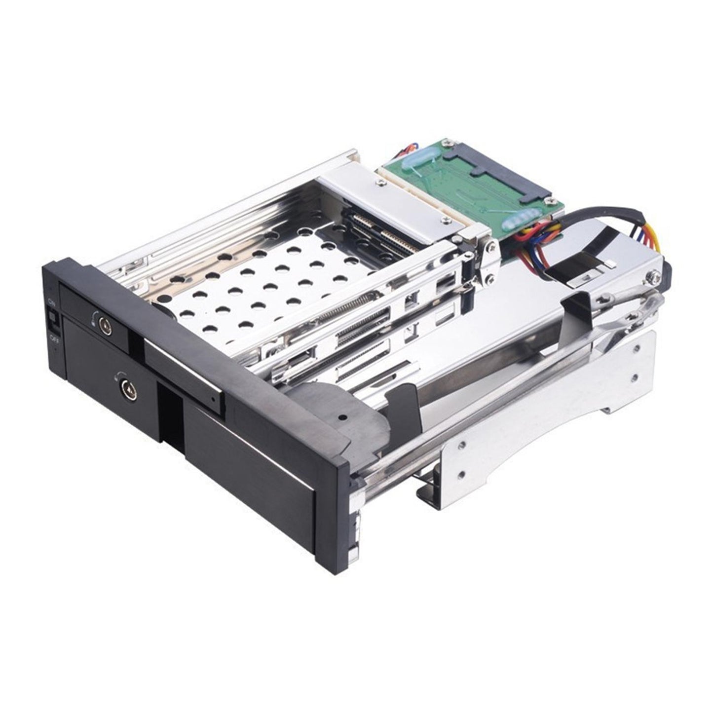 2.5 + 3.5 Inch Hard Drive Caddy Tray Mounting Bracket SATA HDD Frame Black