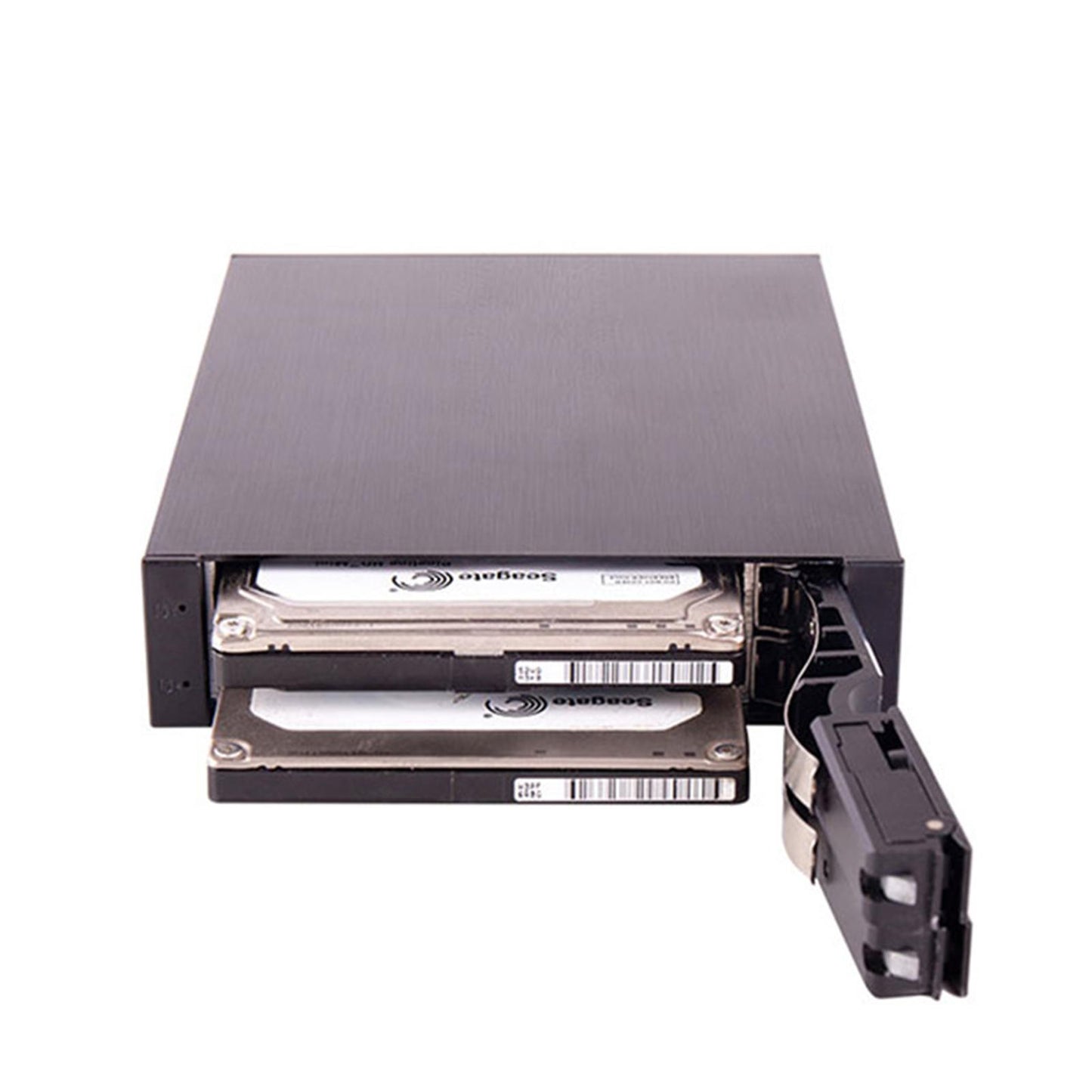 Dual Bay 2.5 SATA HDD/SSD Tray Mobile Rack Parts for 3.5"Floppy Drive of PC"