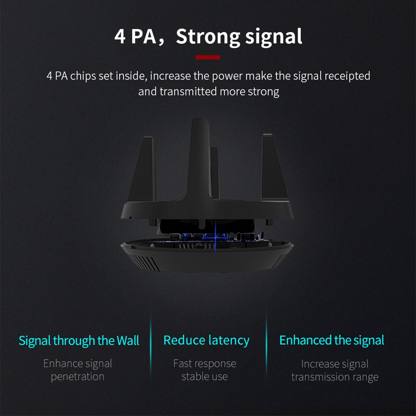 Wireless USB WiFi Adapter Receiver 1900Mbps for Gaming Laptop Portable
