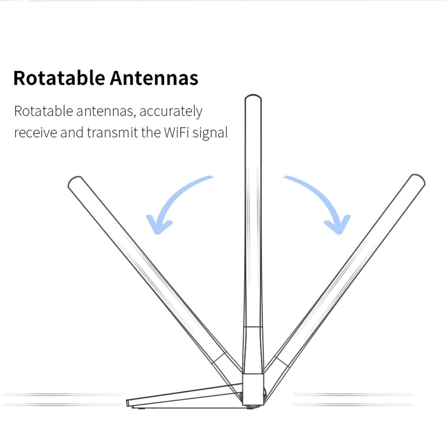 600Mbps 2.4+5.8Ghz Dual Band Wireless WiFi Adapter Transmit with Antennas