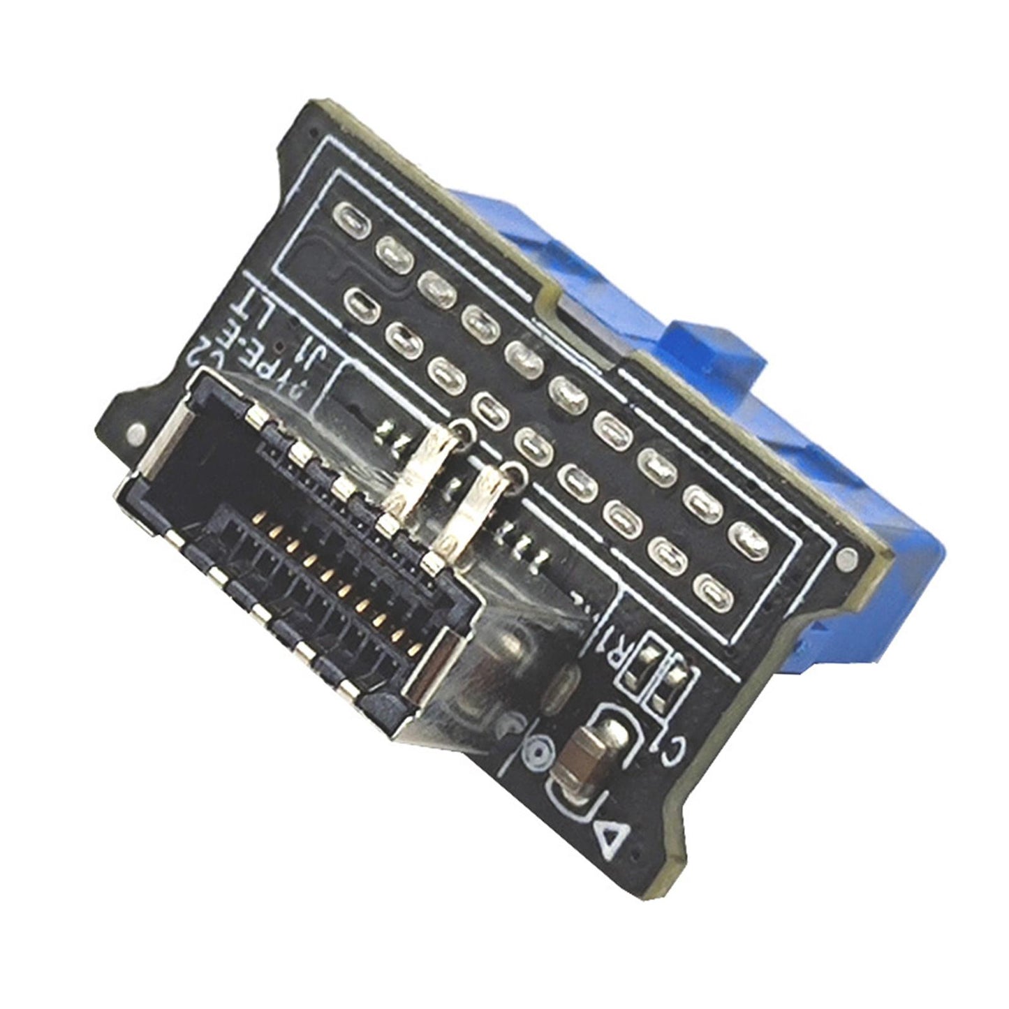 Mainboard USB 3.0 19PIN to 3.1 Type C 180 Converter 20 to 19 Pin Premium