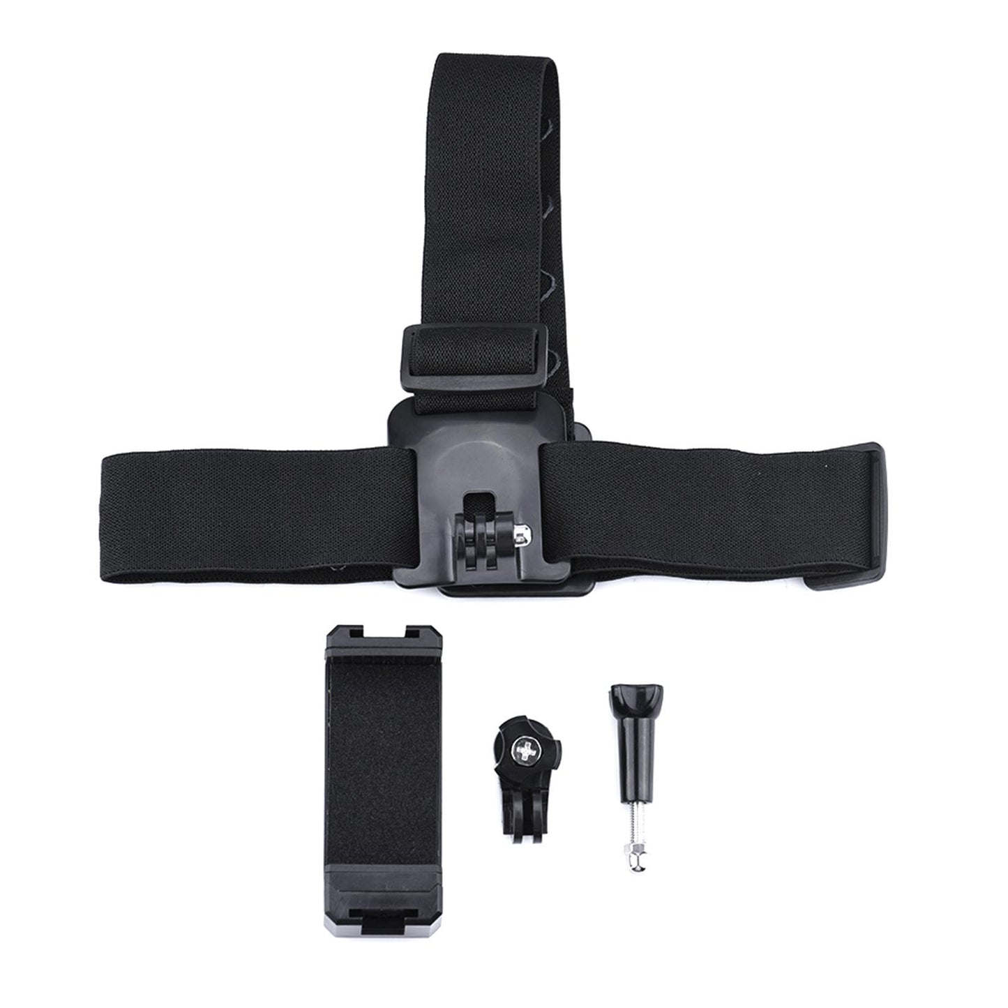Smartphone Selfie Head Mount Strap Headband for Sports Wide Compatible