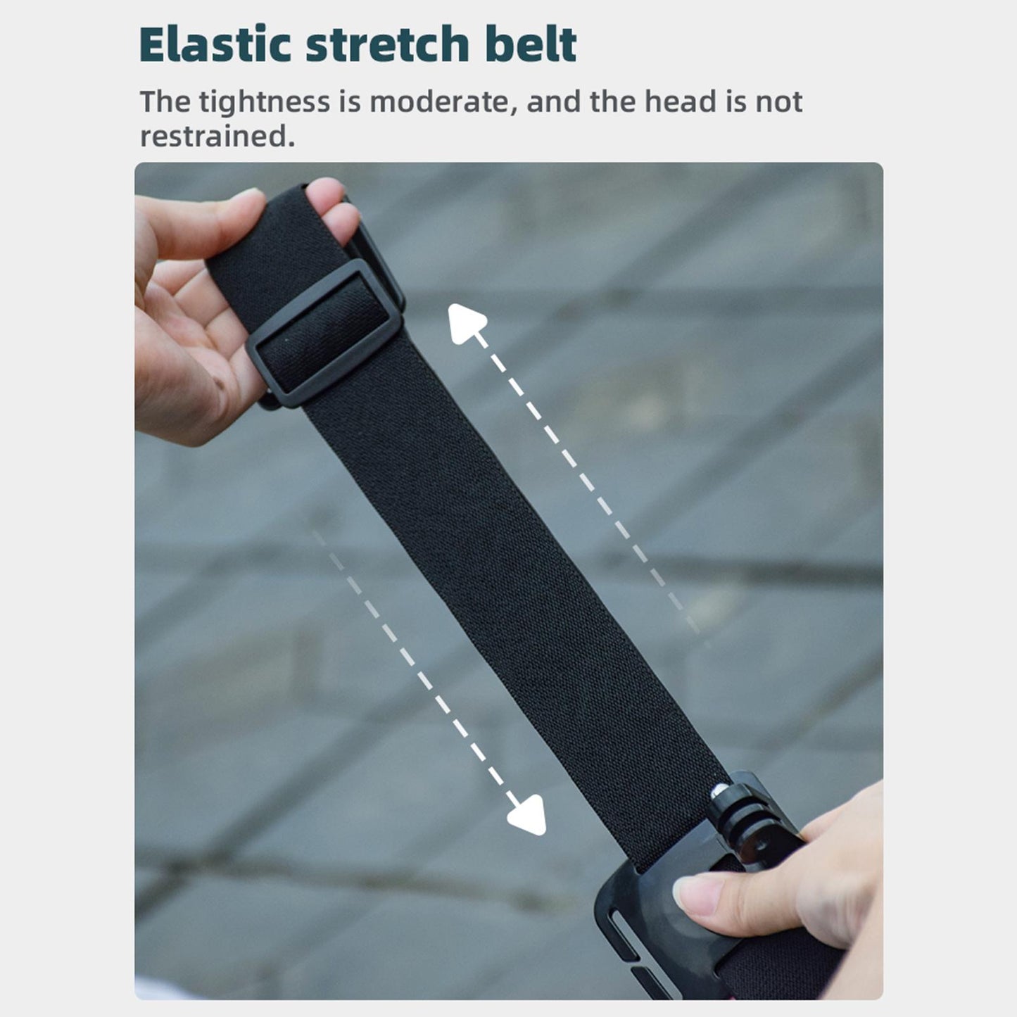 Smartphone Selfie Head Mount Strap Headband for Sports Wide Compatible