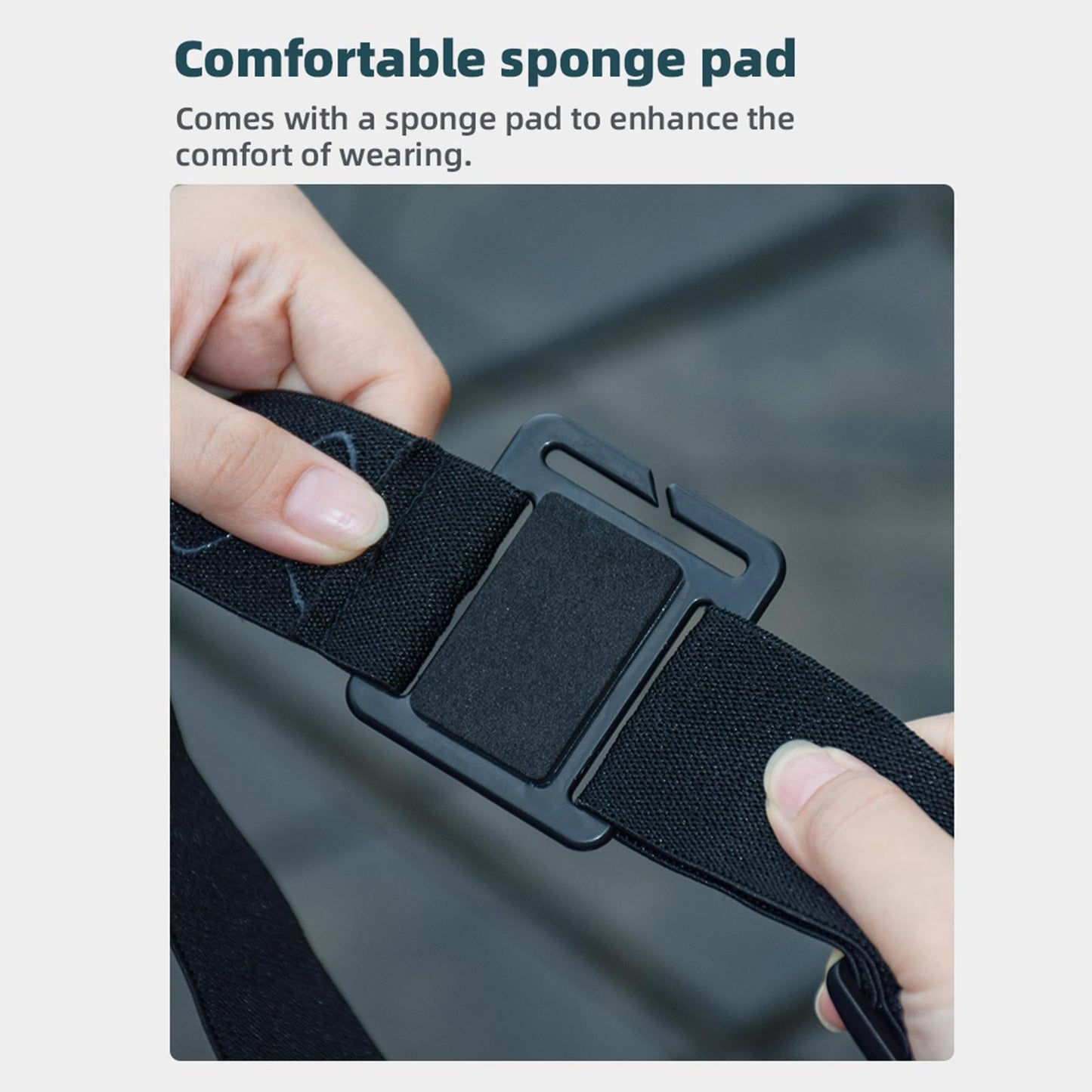 Smartphone Selfie Head Mount Strap Headband for Sports Wide Compatible